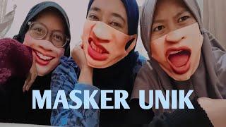 Masker Lucu Bikin Ngakak | Masker Unik | Masker Anti Corona | vlog