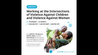 Webinar: Working at the Intersections of Violence Against Children and Violence Against Women