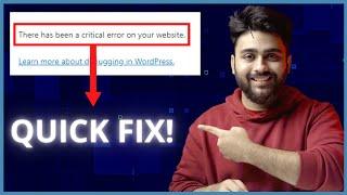 [FIXED] Critical Error on your Website (WordPress Critical Error)