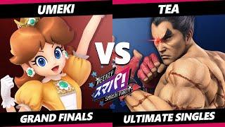 Sumapa 173 GRAND FINALS - Tea (Kazuya) Vs. Umeki (Daisy) Smash Ultimate - SSBU