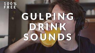 Distinctive Gulp Sound Effects | Drinking Sounds | Royalty-Free Download