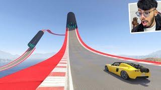 My Subscribers Made This 200.200% Impossible Car Parkour Race For Me in GTA 5!