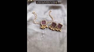Pestal Colour Fabric Necklace Set|#shorts #ytshorts #trending #trendingshorts #youtube