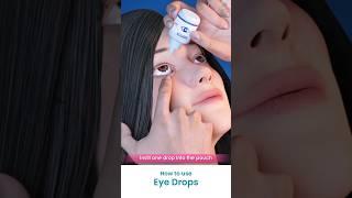 How to properly use eye drops ↪ 3D Medical Animations #eyecare #healthtip