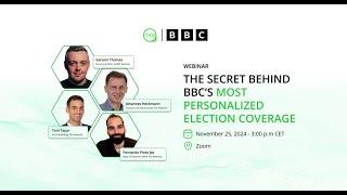 BBC Election Election Coverage with TVU Networks - Full Webinar VOD