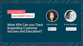 What KPIs Can you Track in Customer Success? - M. Rouziere (Partoo) & S. Dimitrova (Pennylane)