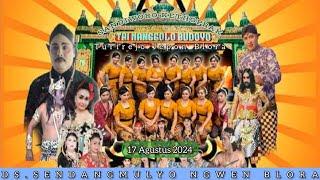 STREAMING KETHOPRAK "" TRI MANGGOLO BUDOYO '''/MALAM 17 AGUSTUS 2024 / DS. SENDANGMULYO NGAWEN BLORA