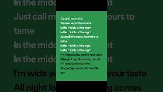 Elley Duhé - Middle Of The Night (lyrics spotify version)