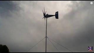 How to install an ALEKO portable wind turbine mount using a Missouri Wind and Solar turbine