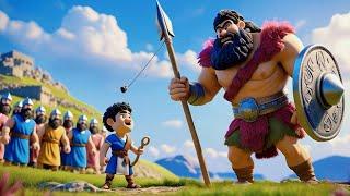 HOPSKIDS BIBLE STORIES :SEASON 1 Episode 1 David vs Goliath ; A Fun and Inspiring Story for Children