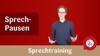 Sprechtraining - Pausen