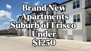 Brand New Apartment in Suburb Outside of Frisco under $1250 in Aubrey Texas