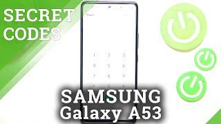 SAMSUNG Galaxy A53 CODES | Test Mode | Secret Menu