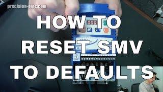 How To Reset A SMV Variable Frequency Drive (VFD) To Factory Defaults