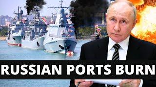 UKRAINE DESTROYS MAJOR RUSSIAN PORTS, RUSSIA HURT! Breaking Ukraine War News With The Enforcer (860)