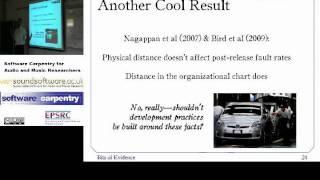 Bits of Evidence: Non-quantitative results; organizations