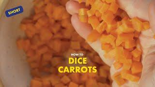 How to dice carrots