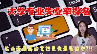 【班长Cherie】大学专业2019失业率排名: 最高的竟然是我最熟悉的xx? 你喜欢的专业排第几？