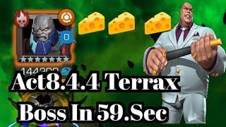 Mcoc act.8.4.4 Terrax Boss in 59.Sec. | Mcoc Act8.4.4 Terrax Boss vs Kingpin | #act8 #mcocact8 #mcoc