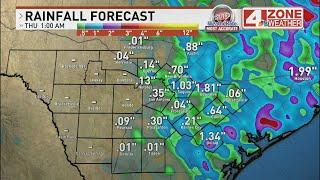 Hot, humid & a quick shower? Here's what to expect today