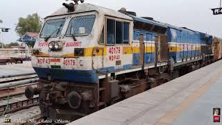 Grand Entry of Train 02790 HSR Secundrabad of its FirstDay arrival  at Bikaner Station