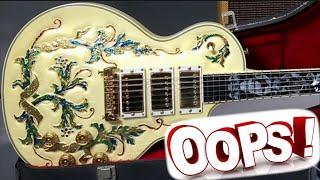 When Art Guitars Fall Apart | WYRON | "Glitter Girls" + Penthouse Gibson Les Paul Custom Art Guitars