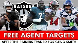 Raiders Free Agent Targets After Geno Smith Trade | NFL Free Agency Rumors