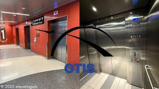 OTIS Gen2 MRL Traction Blue Garage Elevators - William P. Hobby Airport - Houston, TX