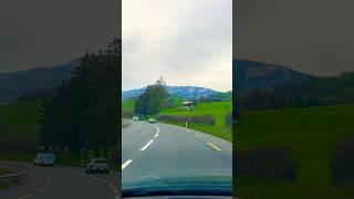 STUNNING SPRINGDRIVE TO BRUNNEN SCENIC ROUTE IN CANTON SCHWYZ#switzerland#spring#ambience#shotrs