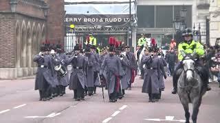 Changing of the Guards with Band and Buglers of the Light Division From St James Palace