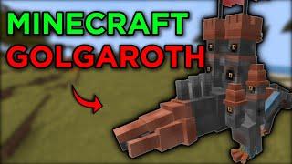 I RODE a GOLGAROTH in Minecraft Creatures of Sonaria!