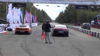 Lamborghini Superleggera LP570-4 St. 2 vs. GT-R R35 Ecutek St. 2+. Moscow Unlim 500+