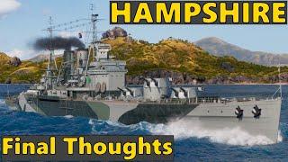 Hampshire - Review - T8 British Cruiser | World of Warships