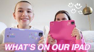 WHAT'S ON OUR IPAD PRO!! | CILLA AND MADDY