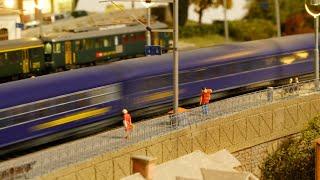 Spur N Modelleisenbahn - Fahrvideo mit Rollmaterial der 1990/80/70er SBB, BLS, FS, SNCF  - Teil 2