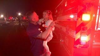 Firefighter Shows His 5-Year-Old Adopted Daughter Ambulance Where She Was Born