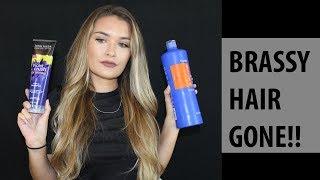 HOW TO TONE BRASSY HAIR AT HOME | TOP RATED PURPLE/BLUE SHAMPOO'S