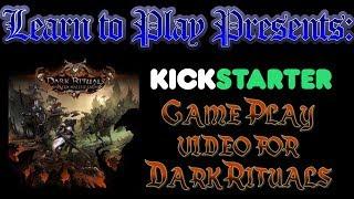 Learn to Play Presents: Kickstarter game play video for Dark Rituals: Malleus Maleficarum