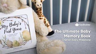 Keepsake Baby First Year Memory Book by KeaBabies