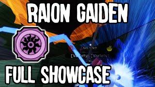 Raion Gaiden FULL SHOWCASE | Shindo Life Raion Gaiden Full Showcase