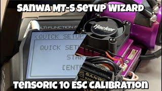 Sanwa (Airtronics) MT-S - [Setup Wizard] + Hacker Tensoric 10 ESC -  [Calibration]