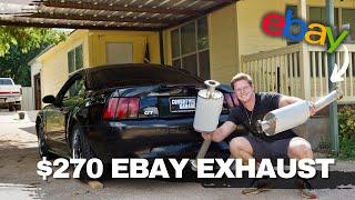 eBay EXHAUST For My Bolt-On Mustang *worth it?*