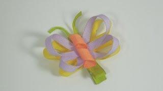 How To Make A Butterfly Hair Bow/Clip Tutorial