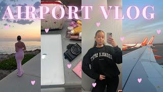 FLY TO CYPRUS WITH ME!!! AIRPORT & TRAVEL DAY VLOG | CHLOEWHITTHREAD