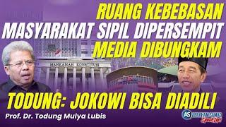 Todung: Jokowi Bisa Diadili. Ruang Kebebasan Masyarakat Sipil Dipersempit, Media Dibungkam