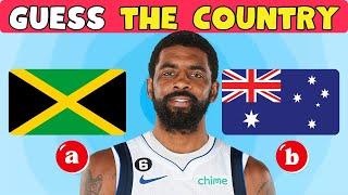 Guess The Country Of Birth - NBA Players Quiz 