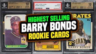 Top 13 Barry Bonds Rookie Cards Recently Sold - Which Barry Bonds RC is the Best?   #sportscards
