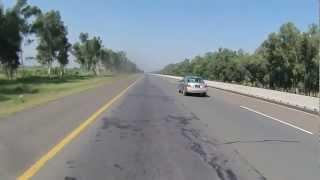 Lahore to Islamabad on Motorcycle via Motorway in HD - Part 1 of 6