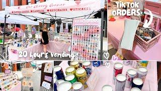 BUSY week as a small business owner! // 2 hr TikTok live vs. 20 hr craft fair…