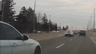 Reckless Driving in Brampton: Dangerous Lane Changes Without Signals!